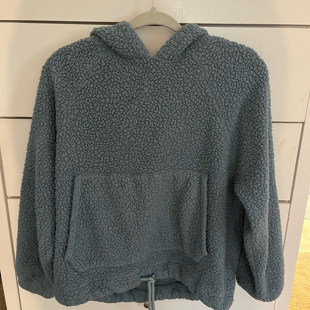 blue american eagle sherpa